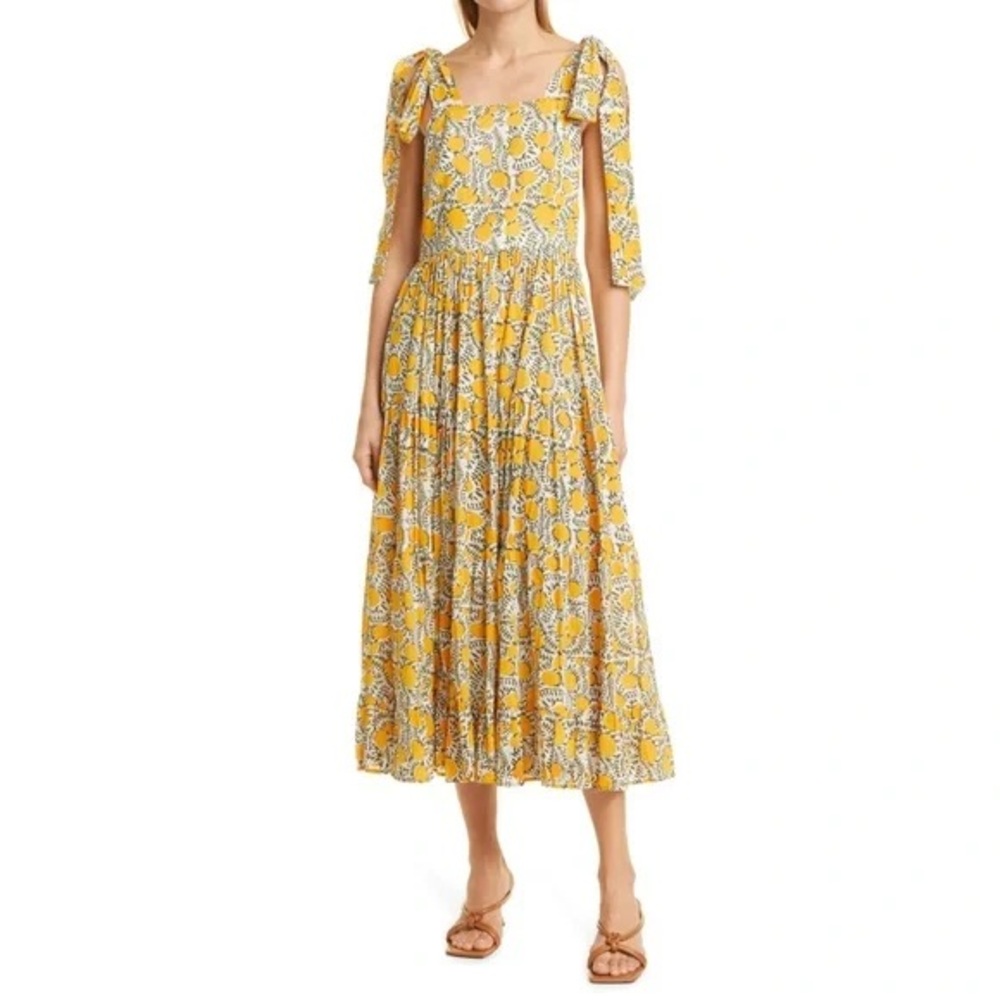 Mille Daphne Dress in citrus print